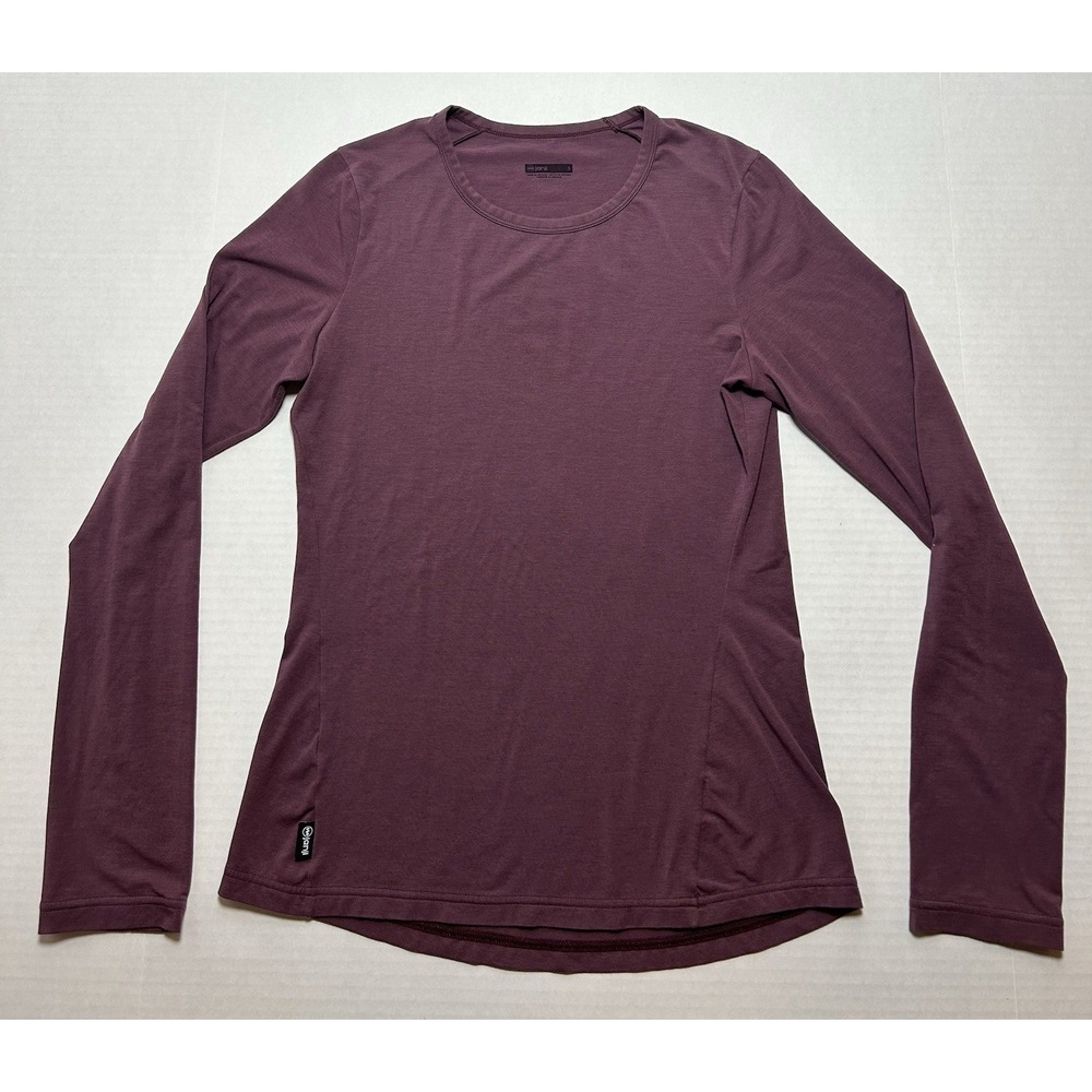 Janji Circa Daily Long Sleeve Athletic Top Women's Small Mauve Plum Running EUC